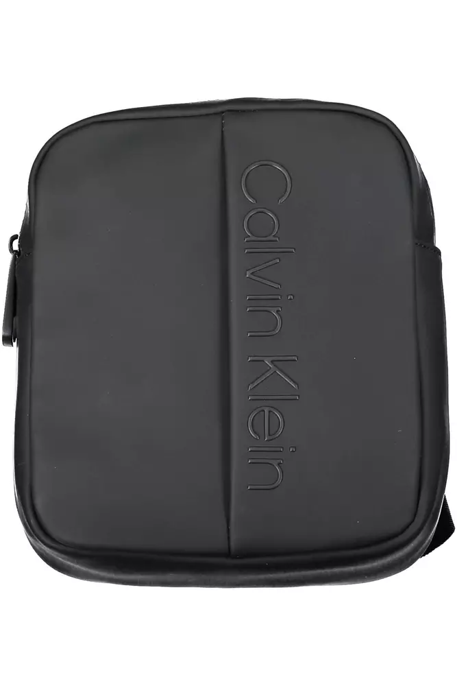 

Черная мужская сумка из полиэстера через плечо Calvin Klein