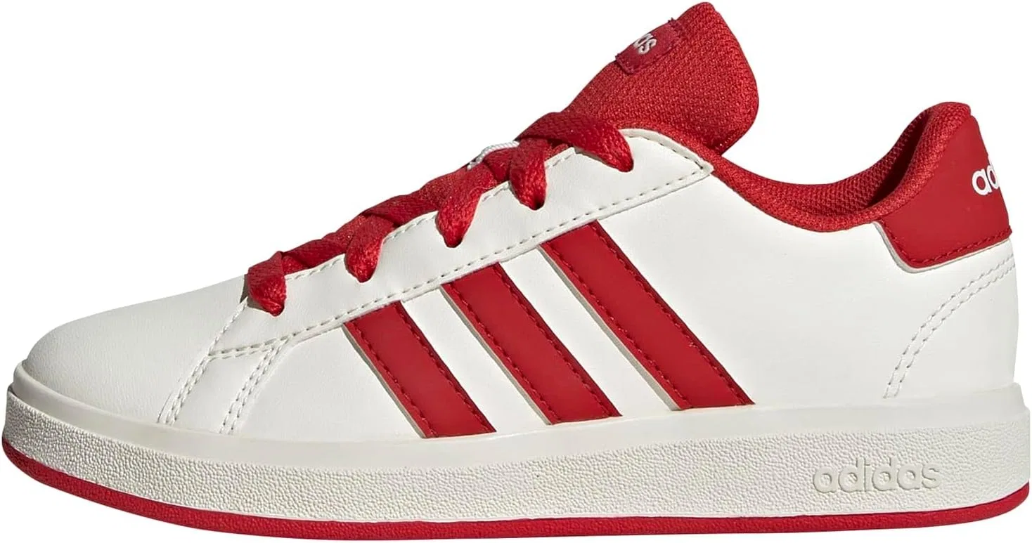 Кроссовки Grand Court 2.0 adidas, Off White/Collegiate Red/Black