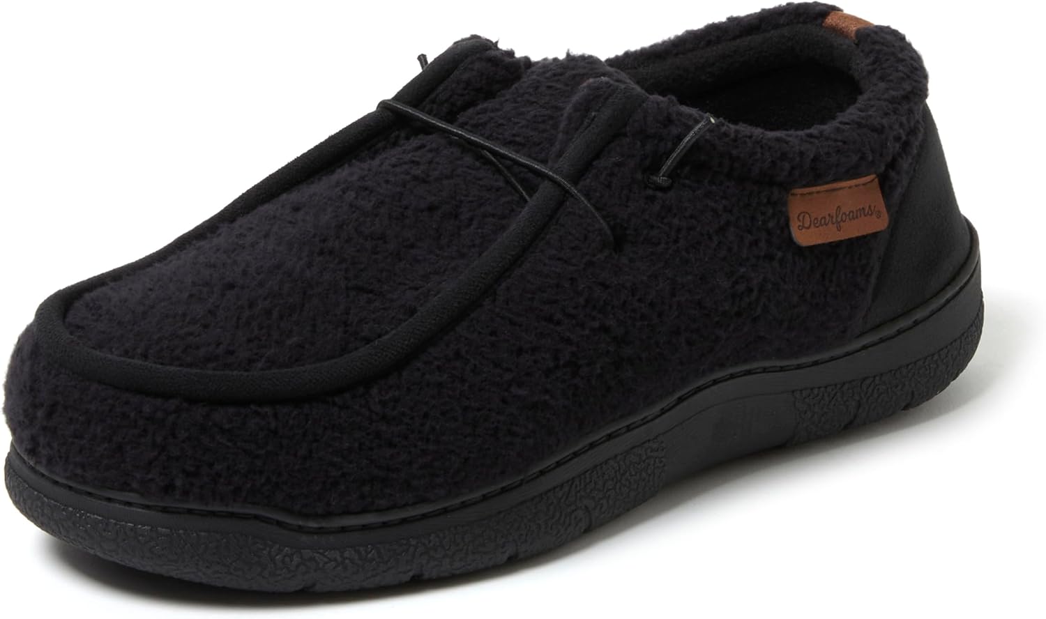 

Мужские ботинки Dearfoams Bennett с амортизирующей стелькой для использования в помещении и на улице, черный