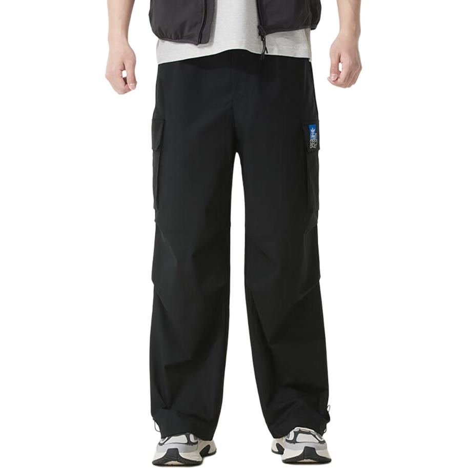Adidas SS25 Вязаные спортивные штаны мужские черные — фото 3