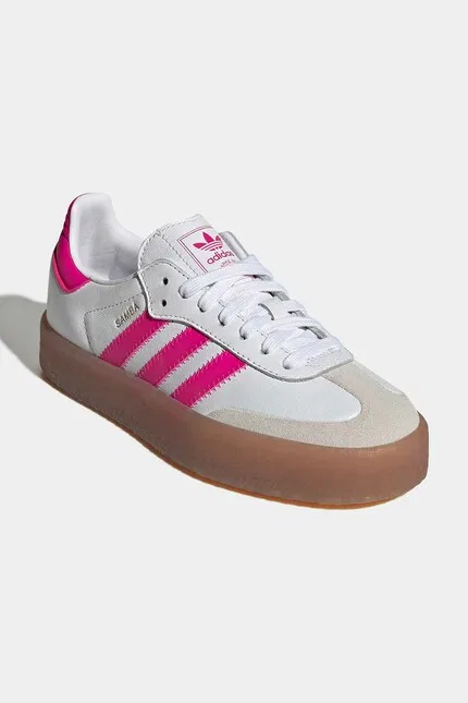 Кроссовки детские SAMBAE Adidas Originals, белый — фото 2