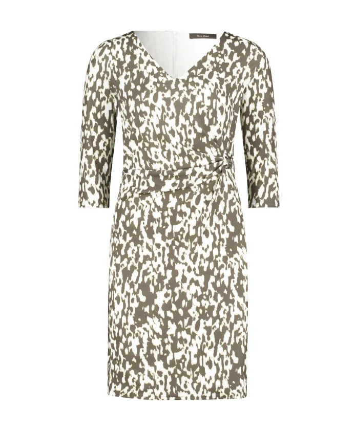 

Трикотажное платье длиной до колена Vera Mont, мультиколор