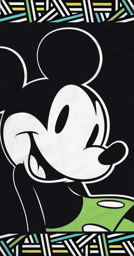 

Душевое полотенце микки маус мм Disney, черный