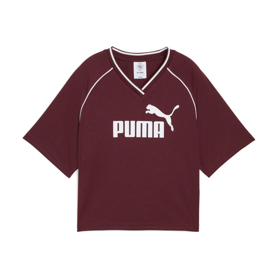 

Женская футболка Puma ESS, укороченная, свободная, 688114
