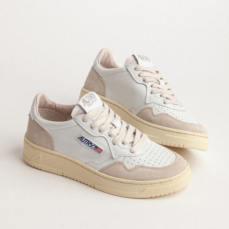 Кроссовки medalist *leather / suede* Autry, белый