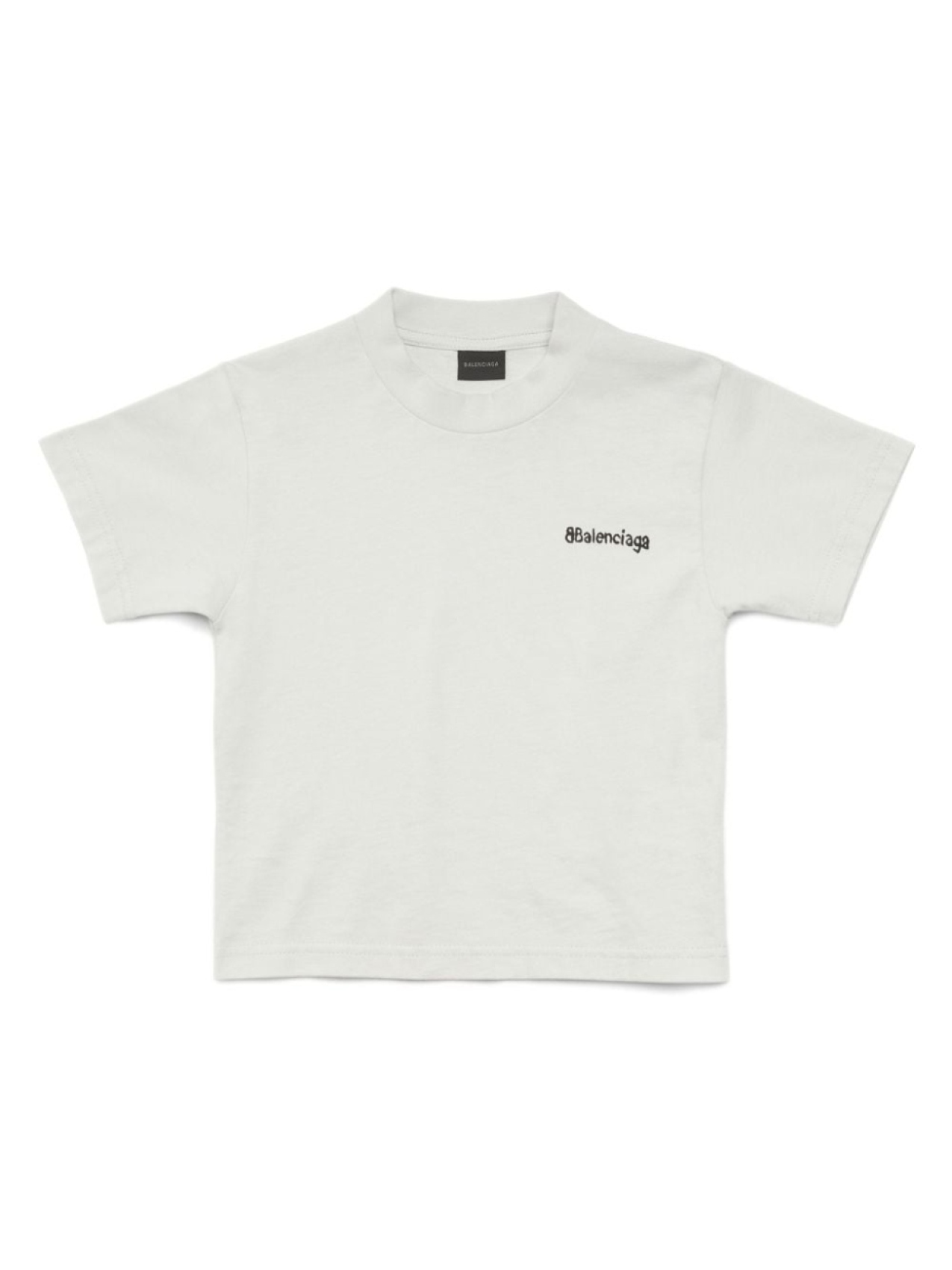 

Balenciaga Kids футболка с логотипом, нейтральный цвет