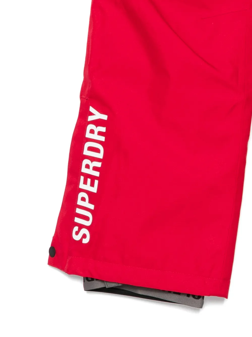 Брюки с принтом логотипа Superdry, красный — фото 3