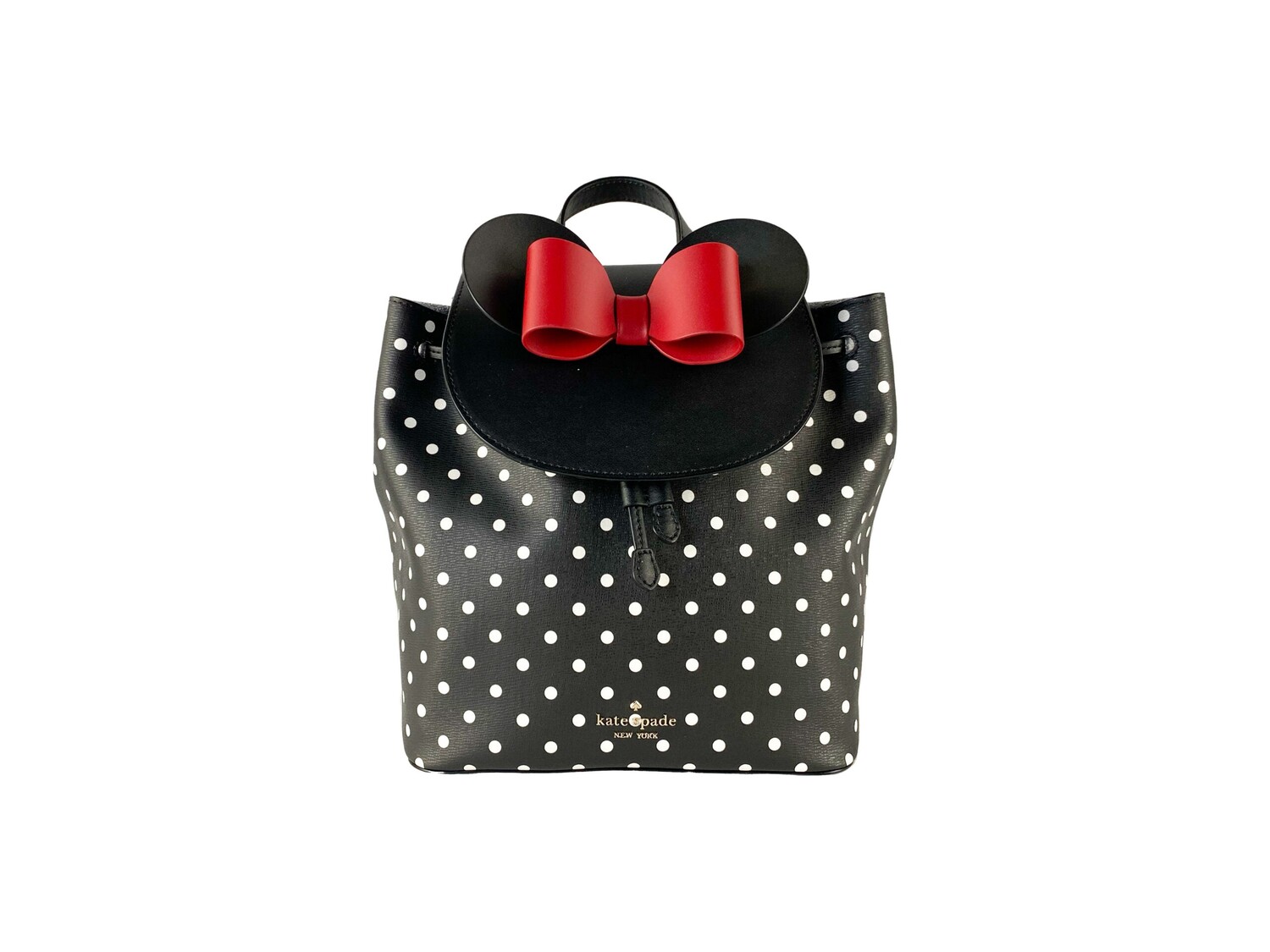 

Kate Spade Disney Minnie Mouse Средний кожаный рюкзак-книгаЖенская женская сумка, мультиколор