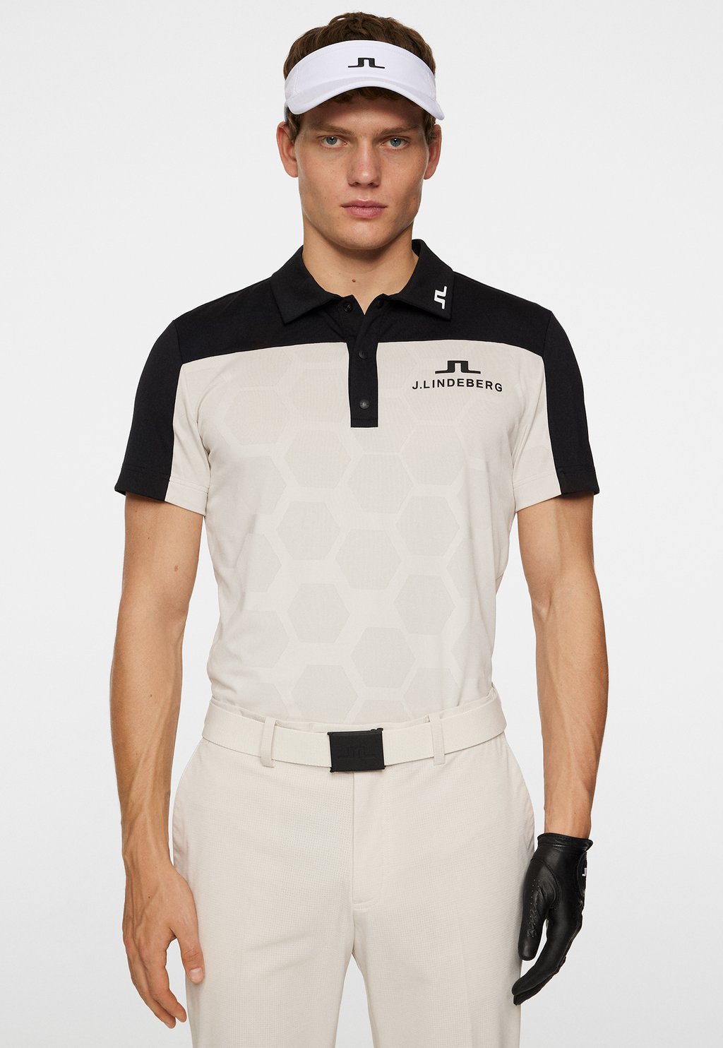 

Рубашка поло ANDERS TOUR SLIM FIT J.LINDEBERG Sports, черный