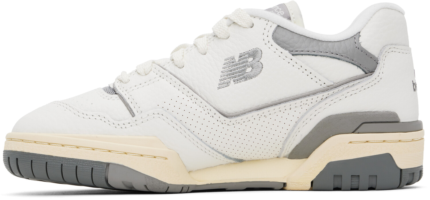Белые кроссовки 550 New Balance, Sea salt/Team away grey/Calcium — фото 3