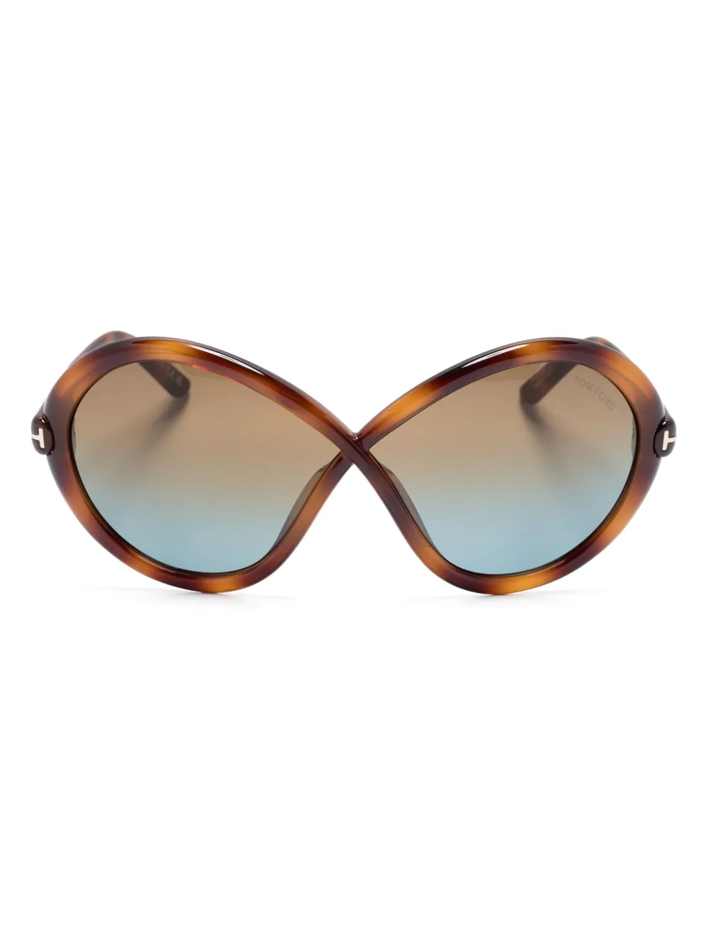 

Солнцезащитные очки Jada в оправе 'бабочка' TOM FORD Eyewear, коричневый