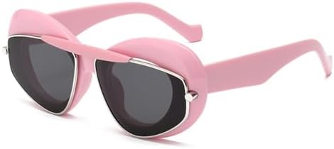 

Солнцезащитные очки 2027 года для женщин, солнцезащитные очки для мужчин в винтажном панк-стиле, с металлическим покрытием, изогнутые линзы, защита от УФ-излучения UV400 MTZJH, C4