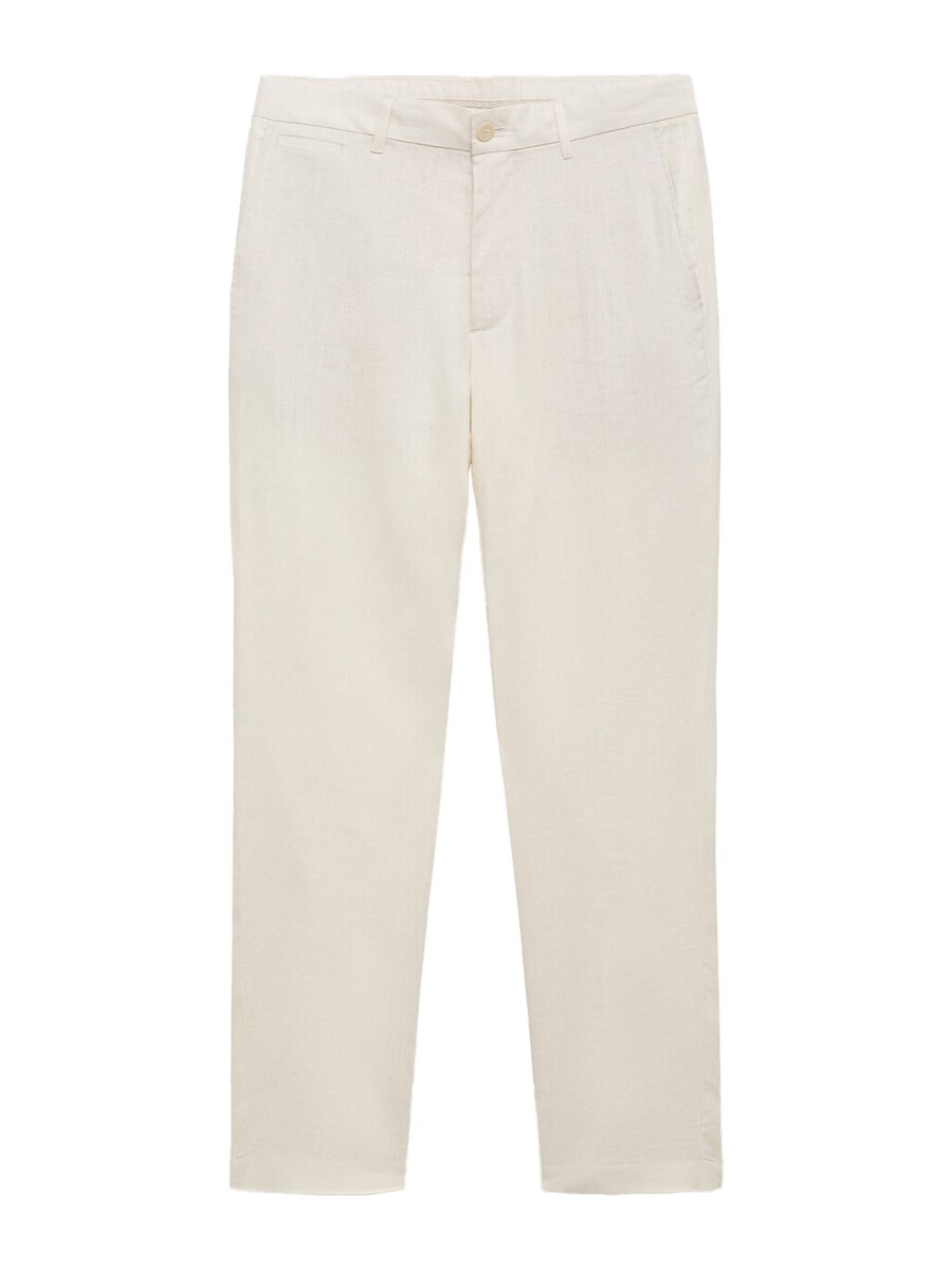 

Узкие брюки MANGO MAN Oyster, Off white