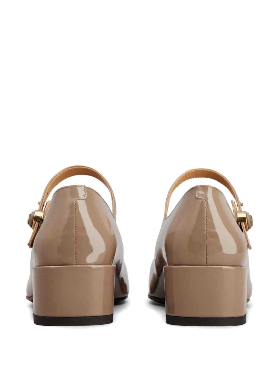 Tod's лакированные туфли-лодочки, нейтральный цвет — фото 3