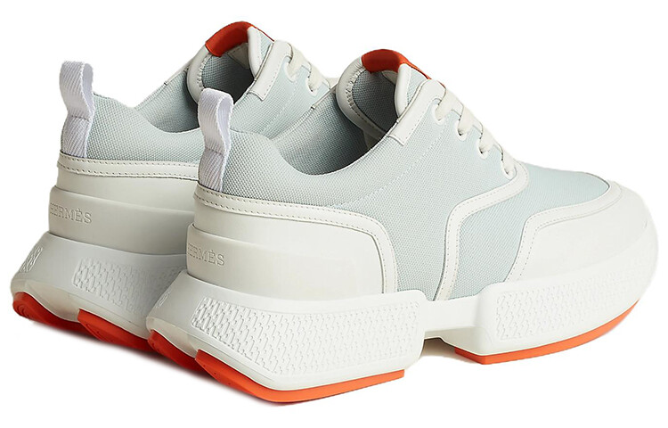 Кроссовки женские Hermès Giga Lifestyle Shoes, красный / белый — фото 4