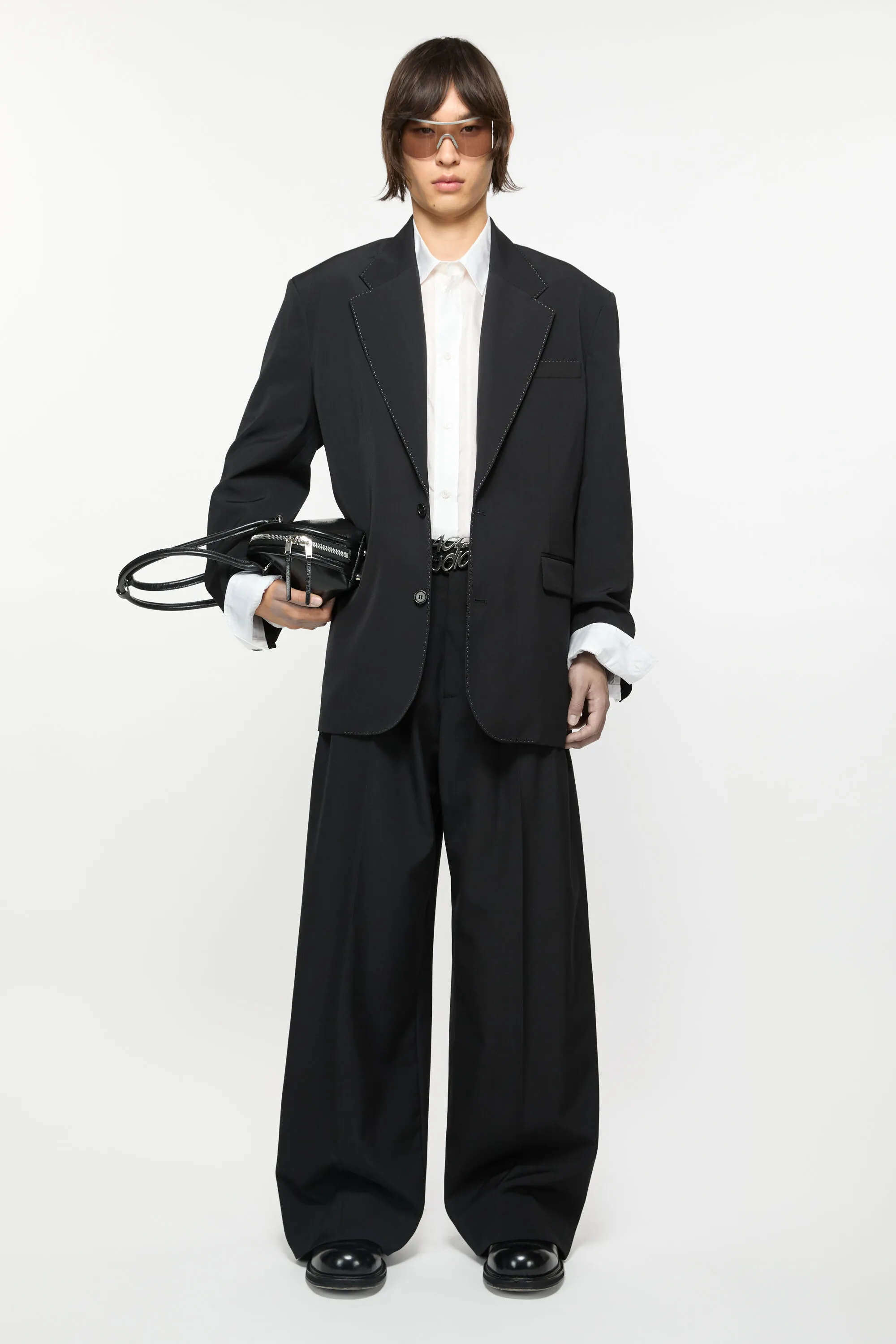

Брюки строгого кроя Acne Studios, черный
