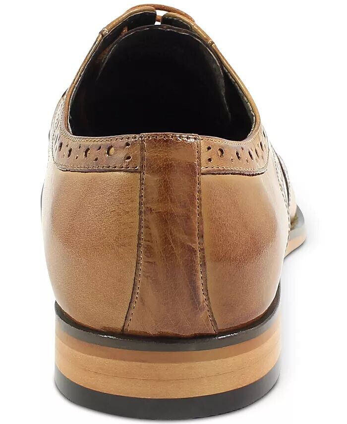 Мужские оксфорды Tinsley Wingtip Stacy Adams, коричневый/бежевый — фото 4
