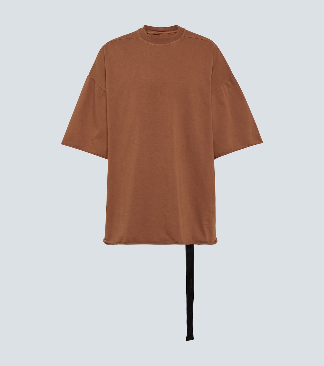 

Футболка Томми из хлопкового джерси Rick Owens, Khaki Brown