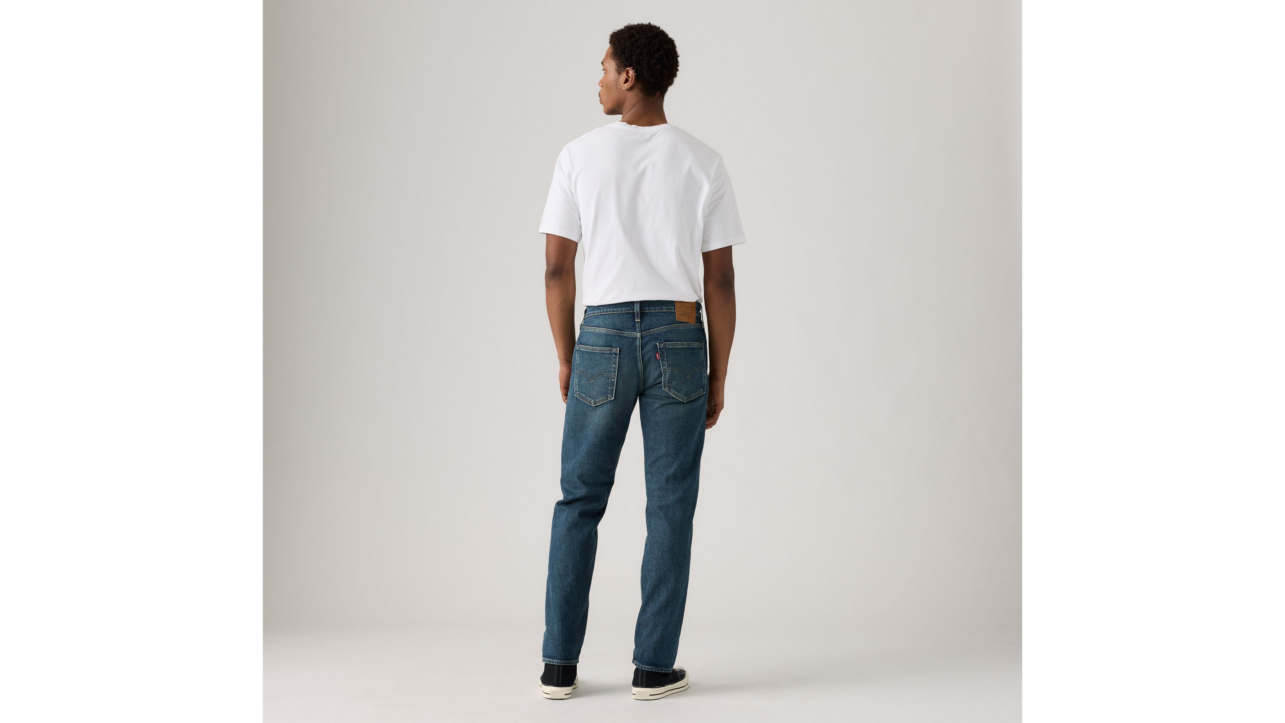 Мужские джинсы 502 Taper Fit Selvedge Levi's, Music To My Ears Selvedge - Dark Wash — фото 3
