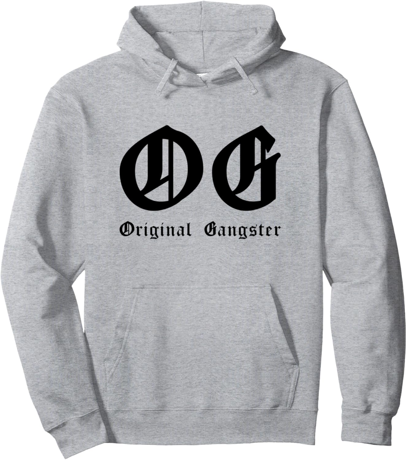

Оригинальная гангстерская толстовка OG Gangster & Gangsta Apparel, серый