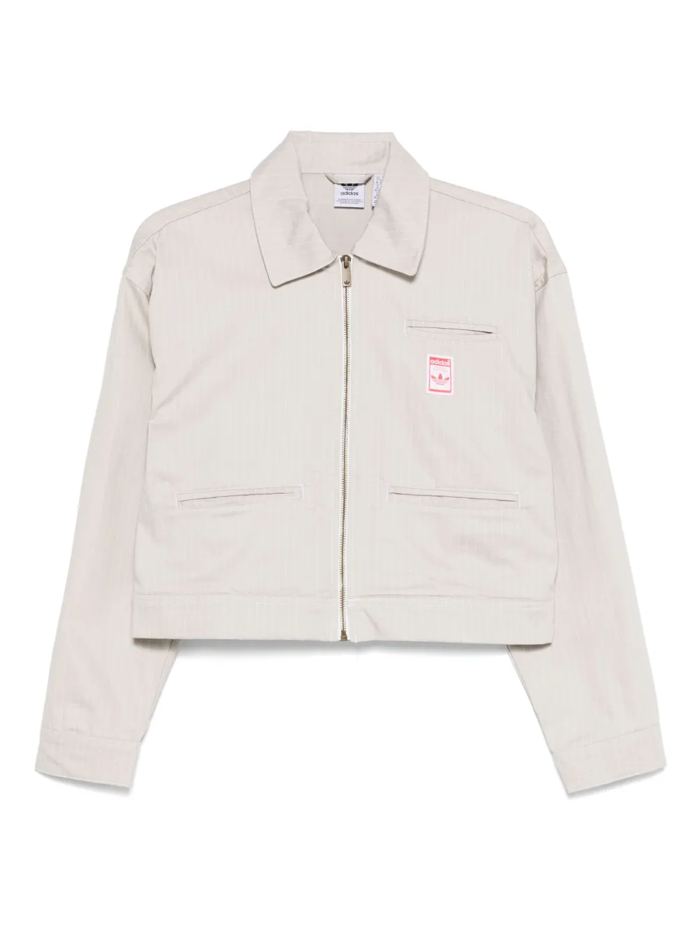 

Укороченная куртка AOP Adidas, нейтральный