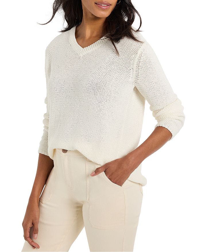 

Свитер из гофрированного шнура NIC+ZOE, белый