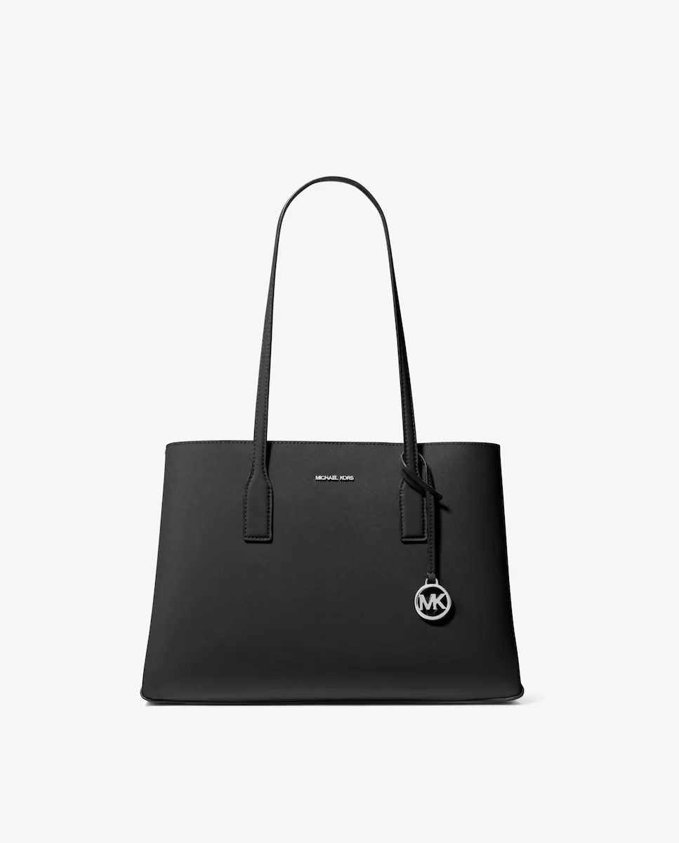 

Сумка-тоут из кожи Ruthie Michael Michael Kors, черный