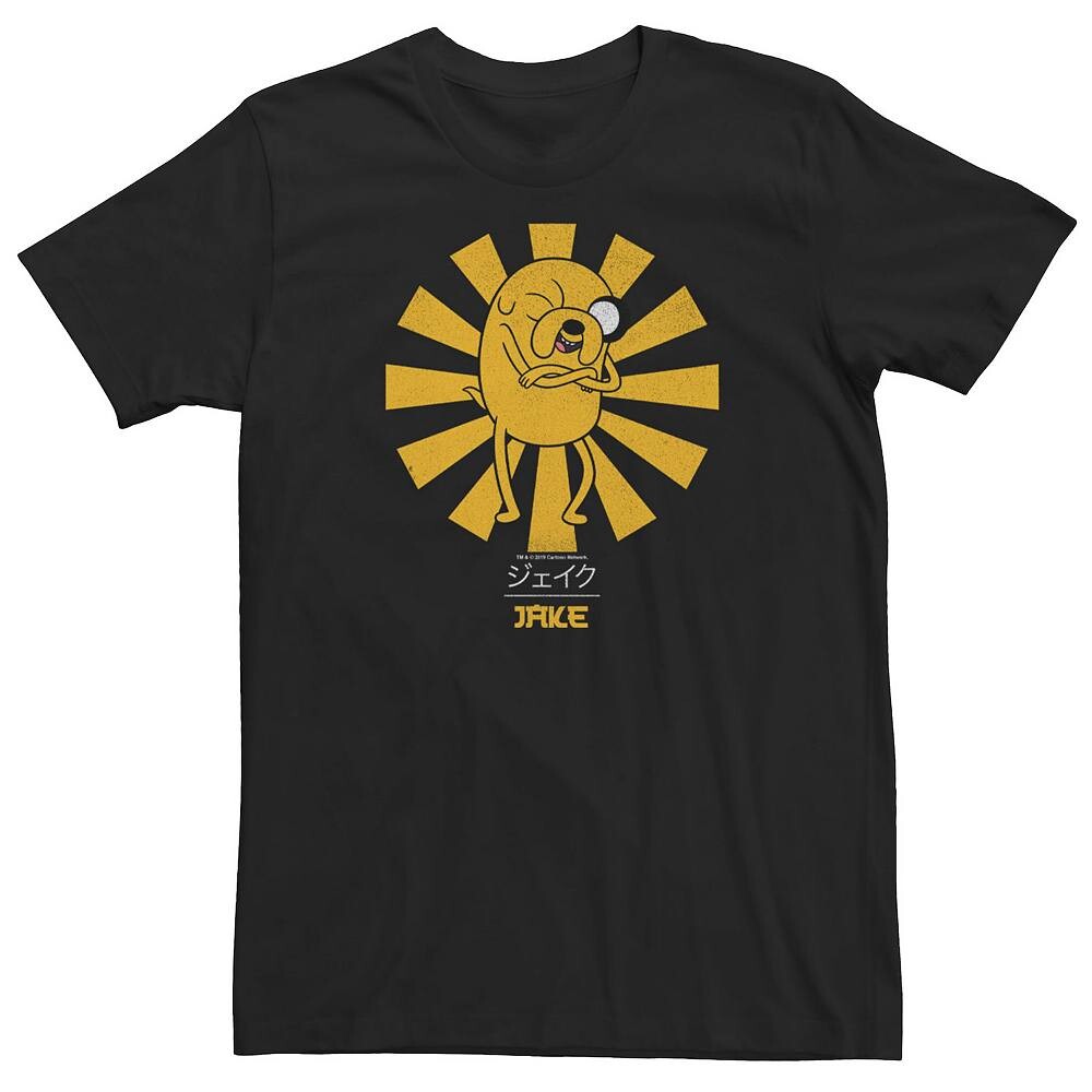 

Футболка с портретом кандзи «Big & Tall Adventure Time Jake The Dog» Licensed Character, черный