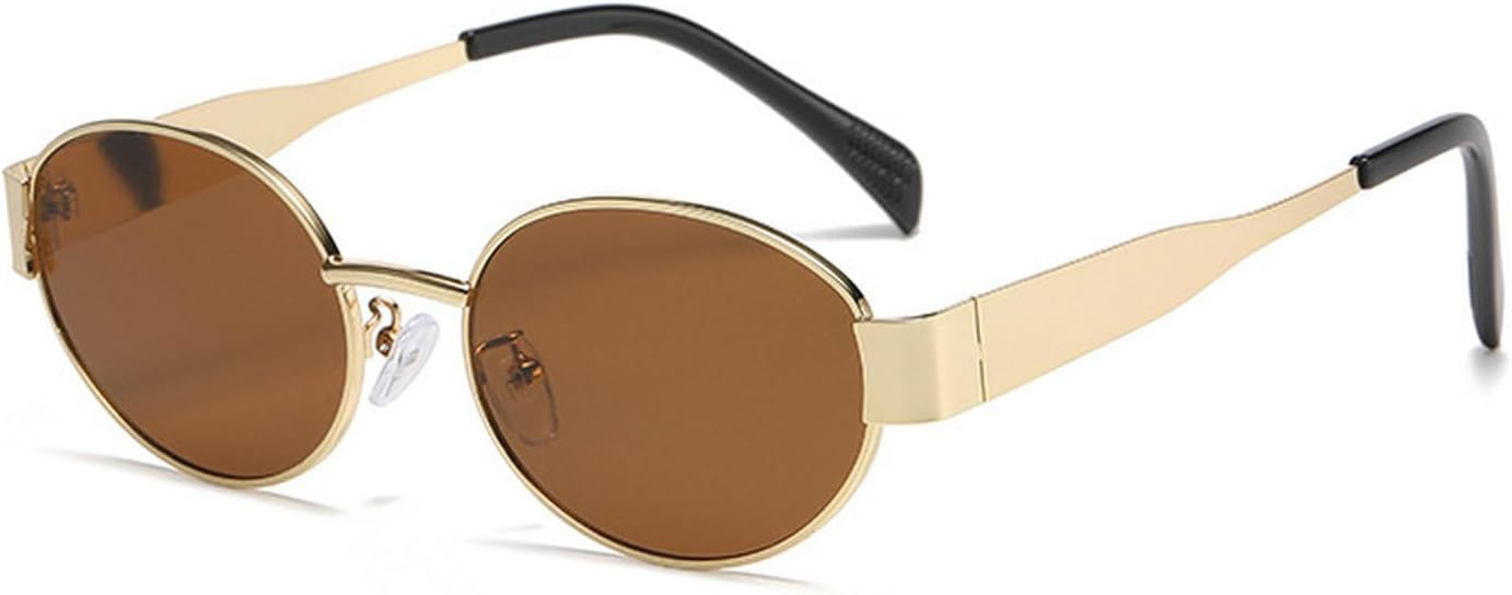 

Laureles Модные женские солнцезащитные очки «кошачий глаз» в винтажном стиле, маленькие круглые, с леопардовым принтом, металлические, с защитой от УФ-излучения UV400, мужские солнцезащитные очки L15, C2