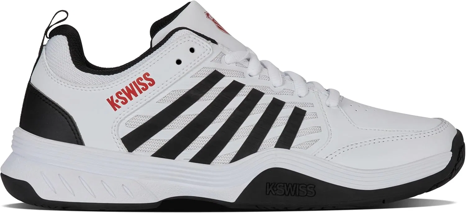 Мужские теннисные кроссовки K-Swiss Court Express 2, Wht Blk Ars Red