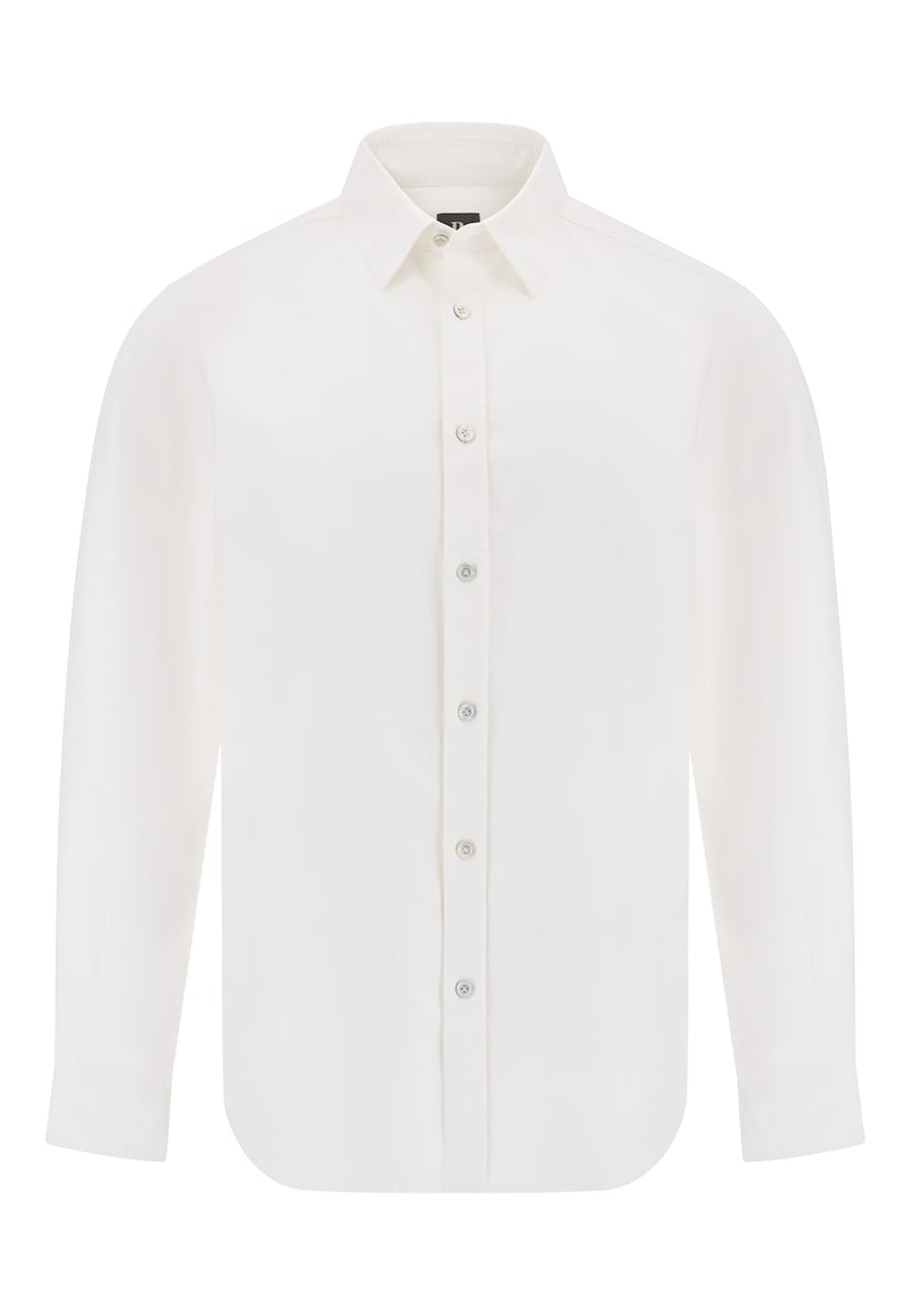 

Рубашка на пуговицах классического кроя Boggi Milano B Sustainable, белый