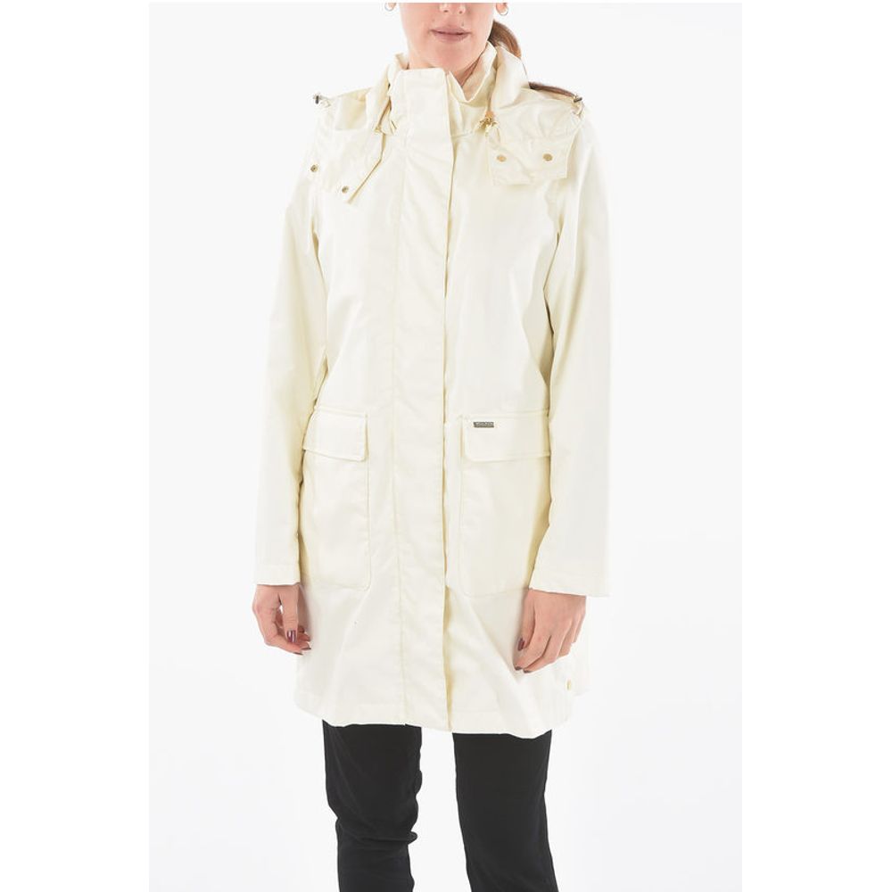 

Парка WALKER со скрытой застежкой и съемным капюшоном Woolrich, White