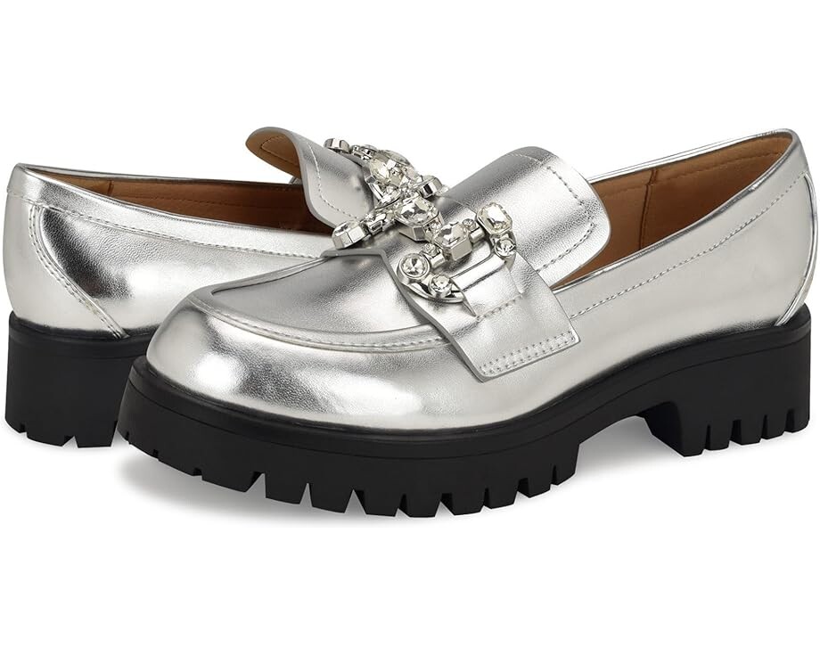 

Лоферы Nine West Glammy, серебряный