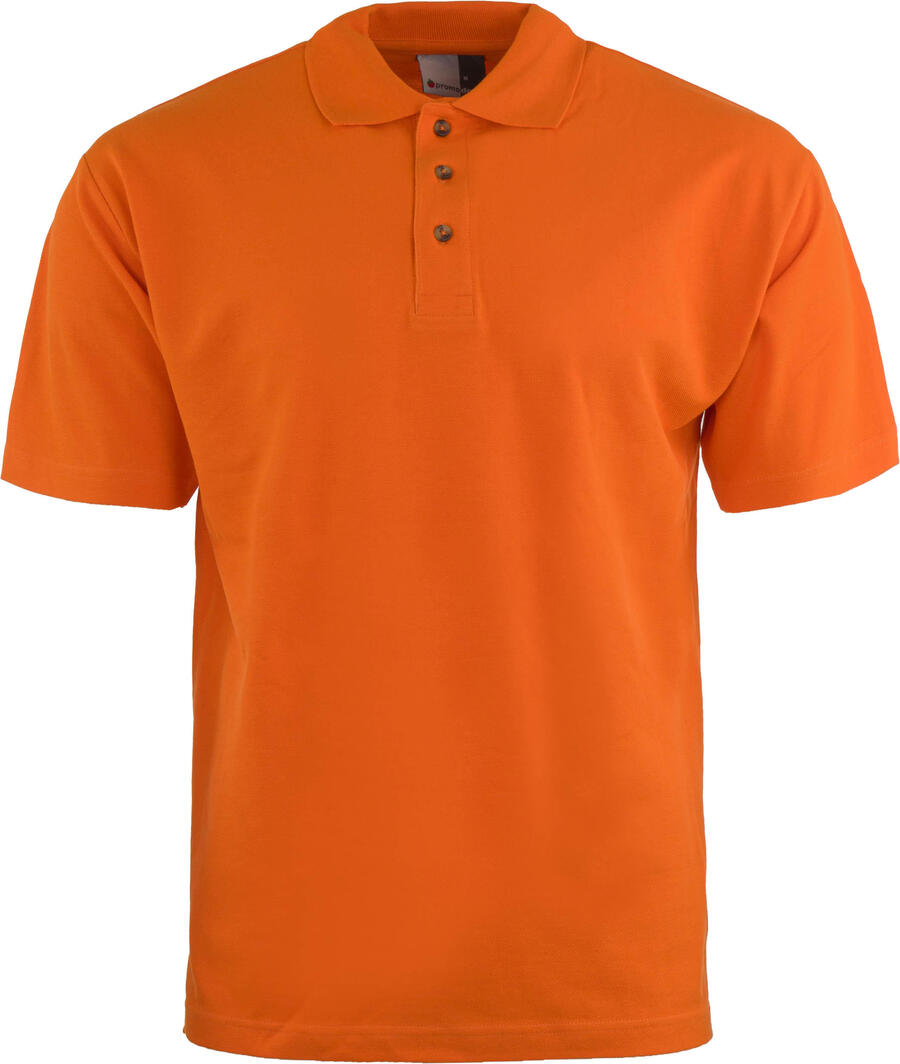 

SUPERPROMO Мужская рубашка-поло оранжевого цвета от Promodoro - 100% хлопок, размер L