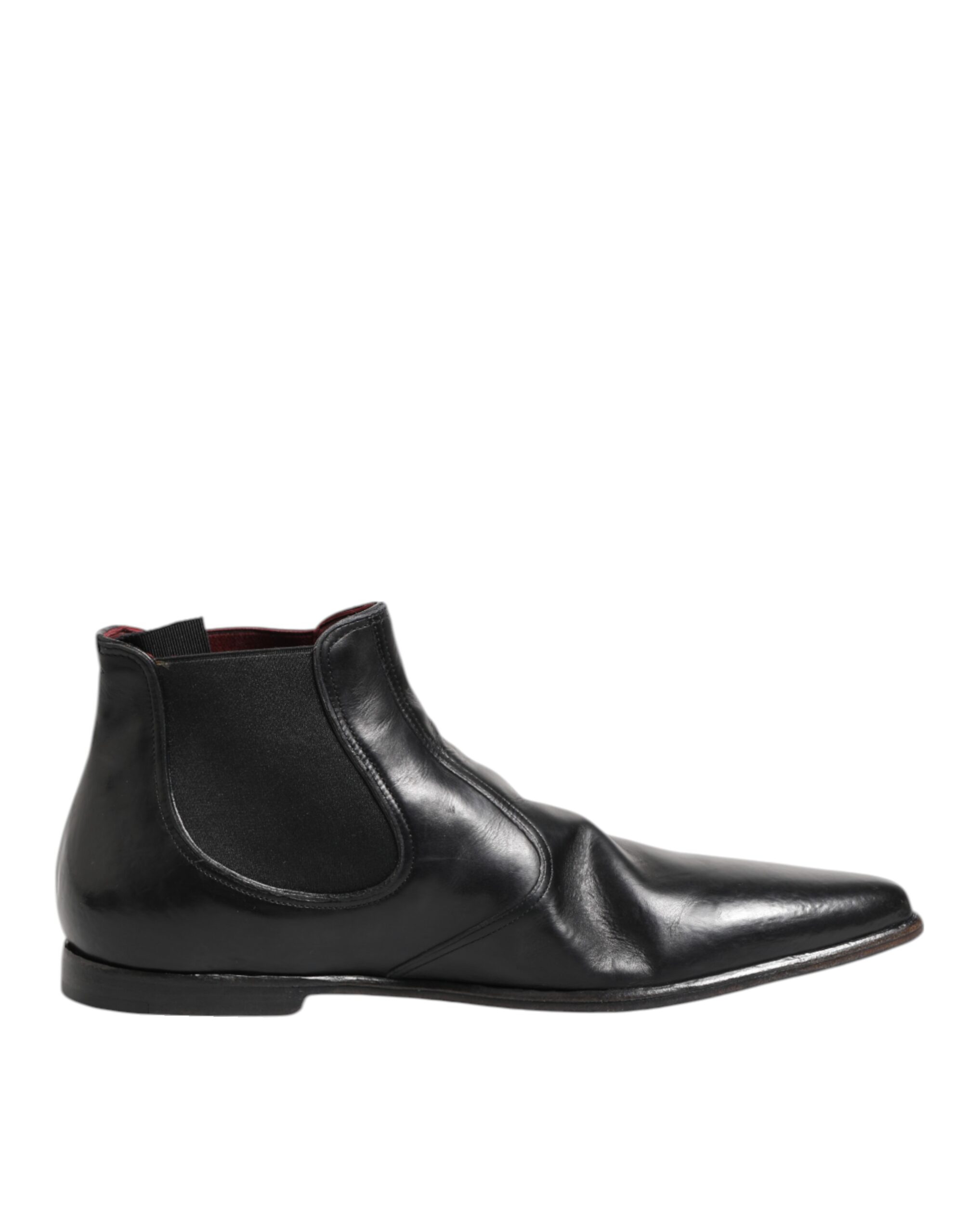 Черные мужские ботильоны Chelsea Slip On Dolce & Gabbana, черный