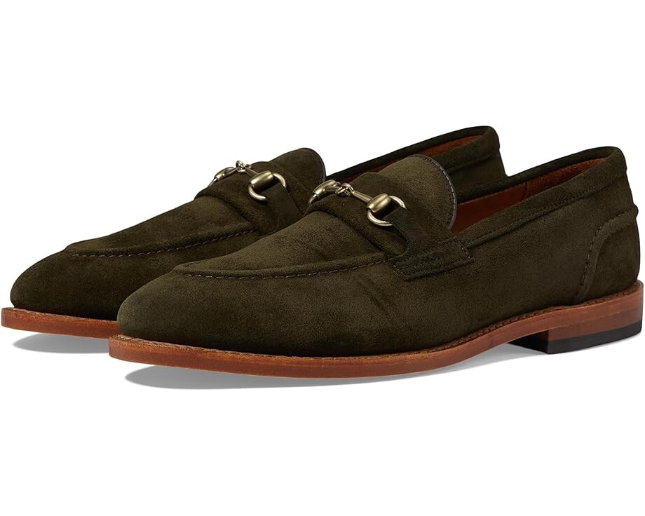 

Оксфорды Allen Edmonds Randolphbit Penny Loafers, цвет Hunting Green Suede