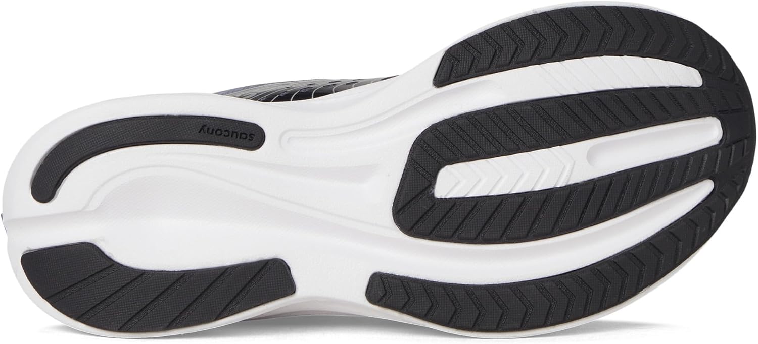 Детские кроссовки Saucony Unisex-Child Ride Kidz, белый/черный — фото 3