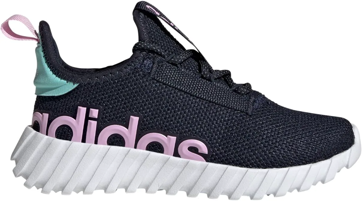 Кроссовки Adidas Kids Boys Kaptir 3.0 на шнуровке для мальчиков, повседневные - черные — фото 3