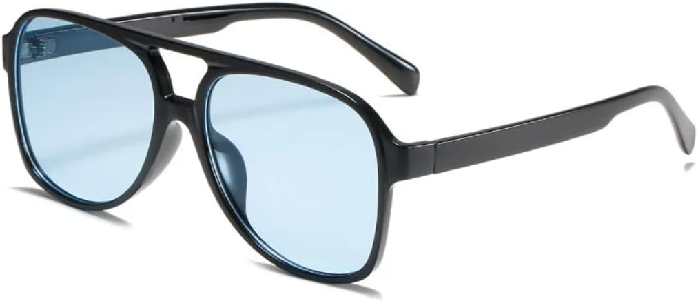 

Солнцезащитные очки с защитой UV400 | Двойная перемычка, градиентные линзы | для женщин и мужчин, для занятий спортом на открытом воздухе и вождения DSVIGF, Black Blue