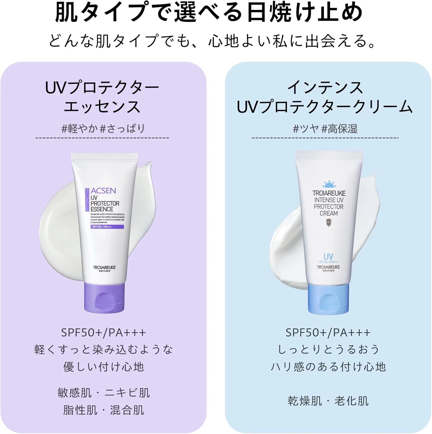 Солнцезащитный крем SPF50+ TROIAREUKE Intense UV Protector Cream 50 мл — фото 3