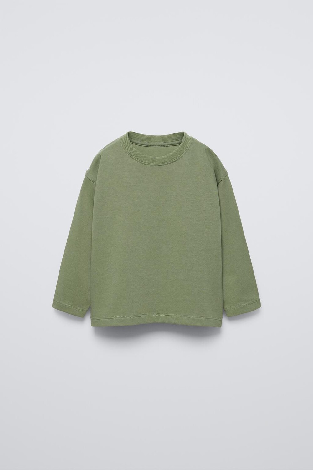 

Общая футболка средней толщины ZARA, зеленоватый