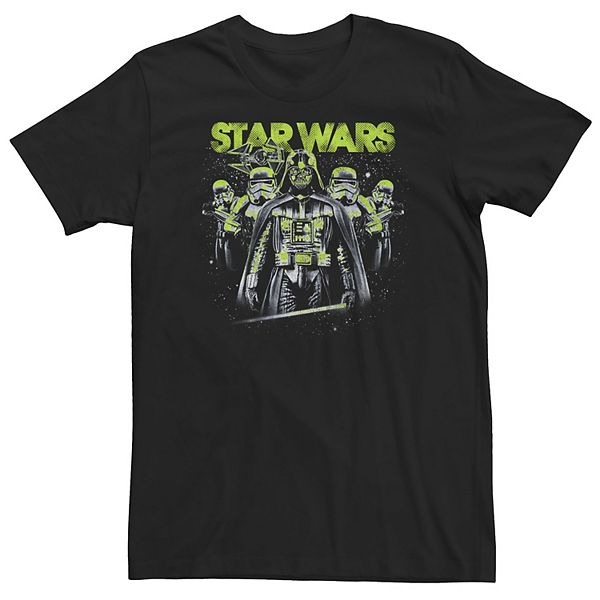 

Футболка Big & Tall Star Wars Darth Vader & Stormtroopers Neon Licensed Character