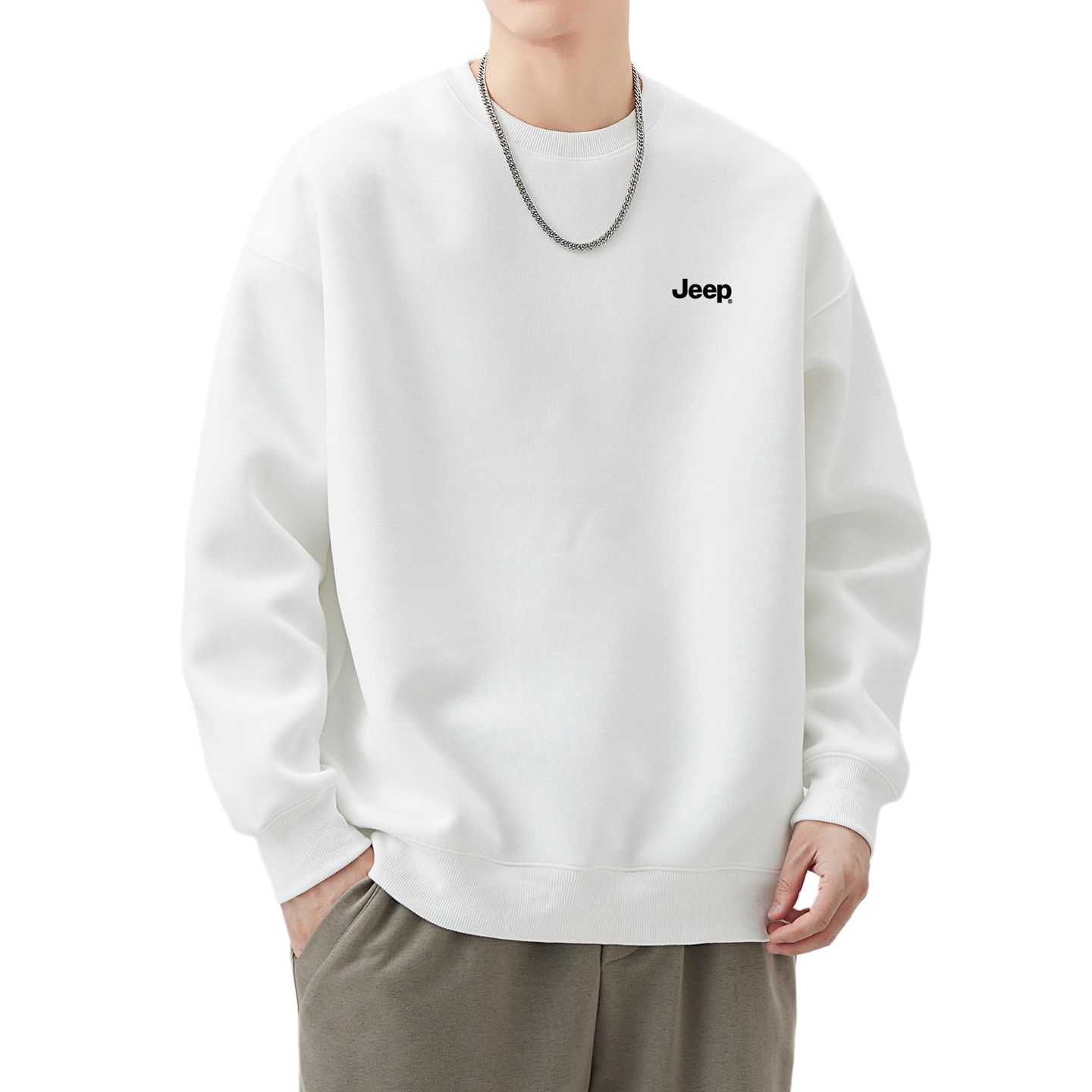 

Свитшот Leisure Collection Unisex Jeep, белый