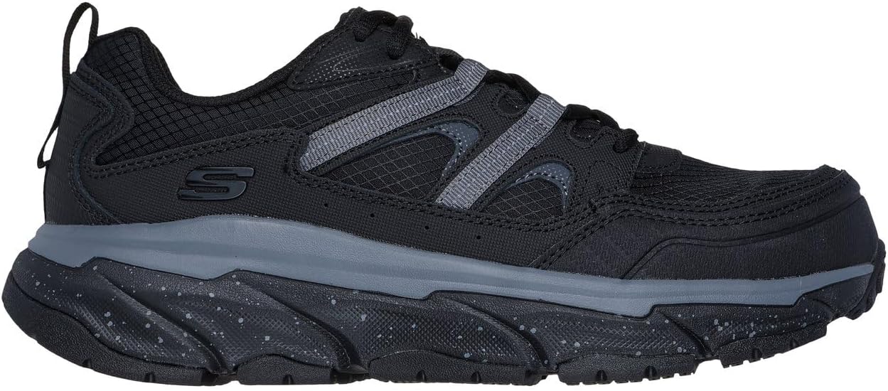 Мужские кроссовки Skechers D'lux Journey SR с защитным носком из углеродного наноматериала, Bkgy — фото 2