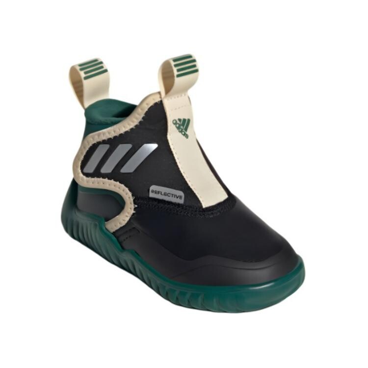 Кроссовки adidas Rapidazen Toddler Shoes TD Mid-top Black/Green/Silver, черный/зеленый/серебряный — фото 3