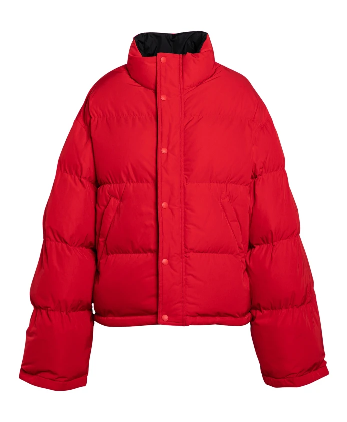 

Пуховик Balenciaga, красный