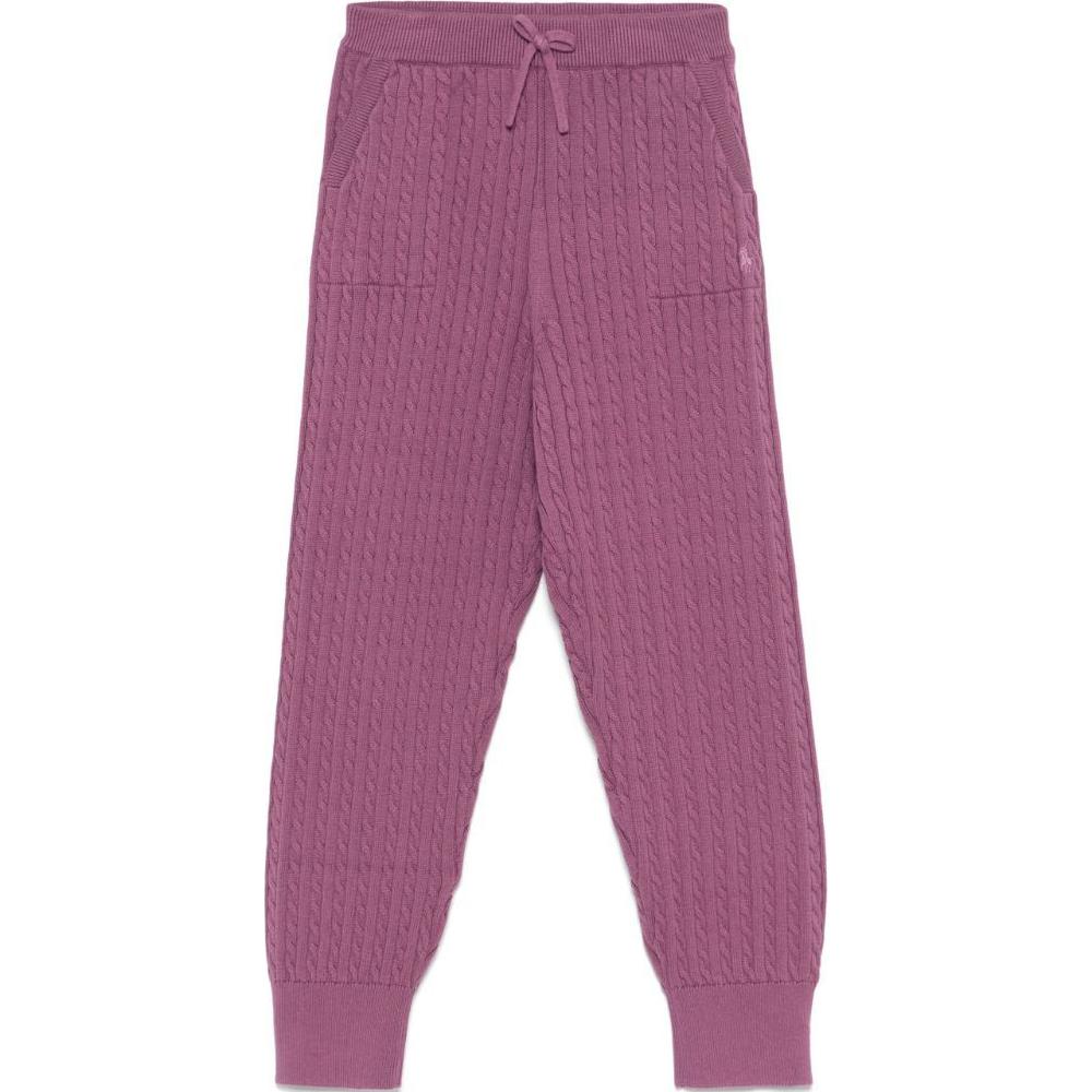 

Polo Ralph Lauren Детские вязаные спортивные штаны Grape Purple