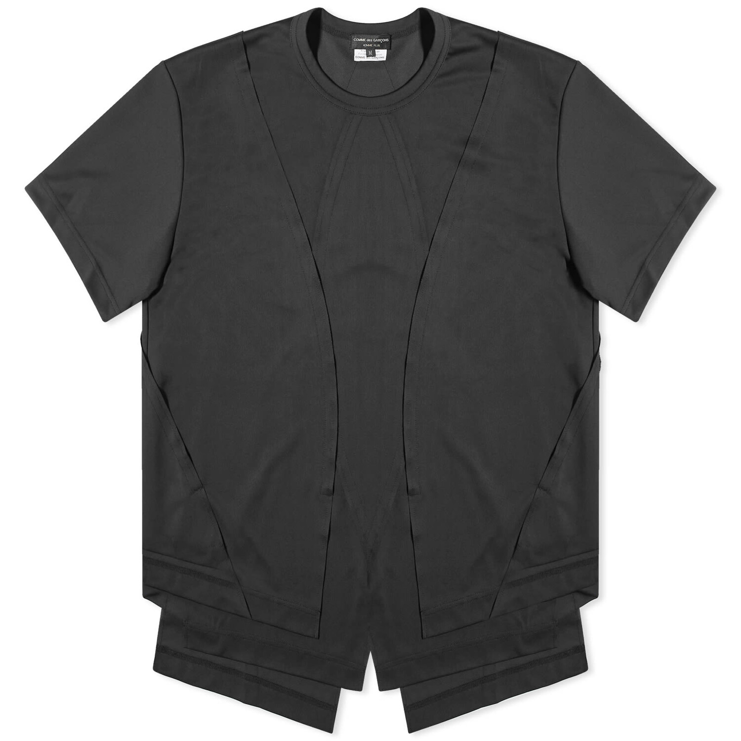 

Футболка Comme Des Garçons Homme Plus Honeycomb Panel T-Shirt, черный