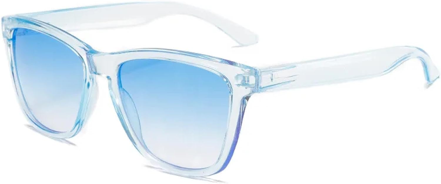 

Солнцезащитные очки с защитой от УФ-излучения UV400 | Большая оправа, конфетный цвет | Для женщин и мужчин, для занятий спортом на открытом воздухе и вождения DSVIGF, Blue