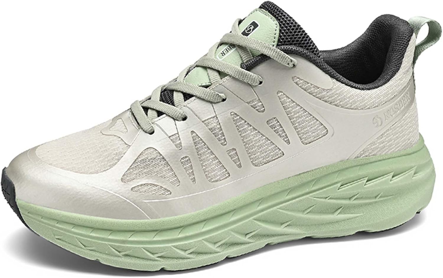 

Мужские и женские низкие кроссовки для марафона на шнуровке, противоскользящие и дышащие, баскетбольные кроссовки, соревнования по бадминтону, кроссовки для прыжков в высоту и барьеров Ksyvucrd, зеленый